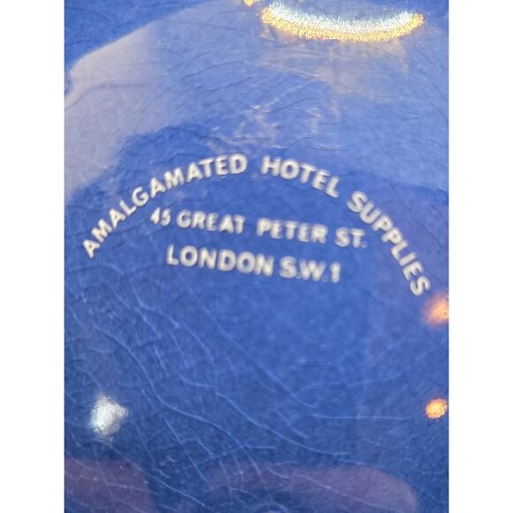 VINTAGE TOBACCIANA BREWERIANA Ceramic Ashtray Take Courage (Bitter Beer) 1960s - Picture 4 of 6